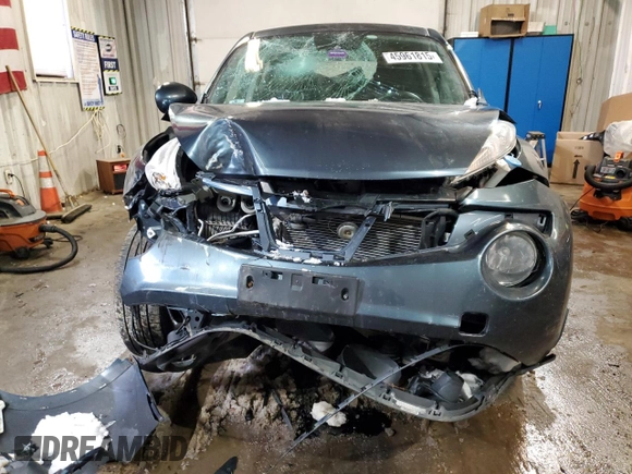 2014 Nissan Juke S with VIN JN8AF5MVXET480872, listed as a Copart auction lot 45961815 with 121,154 mi miles and Salvage Title. Bid and sale history available at carsss.com. Image 5.