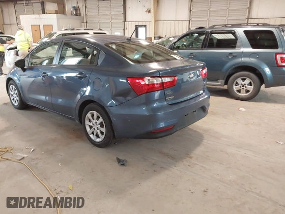 2016 Kia Rio LX with VIN KNADM4A38G6660555, listed as a IAAI auction lot 41754811 with 127,534 mi miles. Bid and sale history available at carsss.com. Image 3.