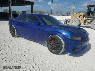 2021 Dodge Charger SRT Hellcat Widebody with VIN 2C3CDXL92MH503507, listed as a Copart auction lot 53900135 with 32,468 mi miles and Clean Title. Bid and sale history available at carsss.com. Image 4.
