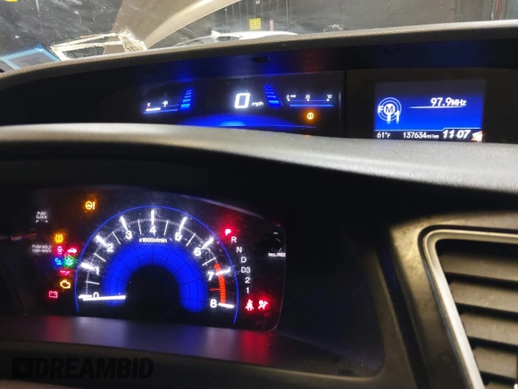 2013 Honda Civic LX with VIN 2HGFB2F52DH603098, listed as a IAAI auction lot 41953099 with 137,634 mi miles and . Bid and sale history available at DreamBid. Image 7.