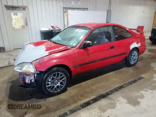 1997 Honda Civic DX with VIN 1HGEJ6122VL097179, listed as a Copart auction lot 45279655 with 180,744 mi miles and Salvage Title. Bid and sale history available at carsss.com. Image 1.