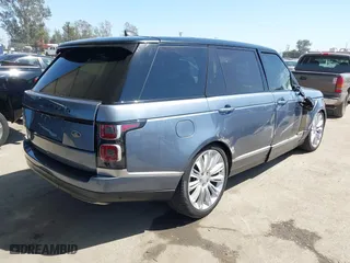 2019 Land Rover Range Rover with VIN SALGS5RE8KA563002, listed as a IAAI auction lot 41977296 with 1 mi miles. Bid and sale history available at carsss.com. Image 4.