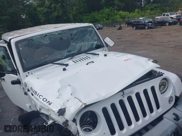 2016 Jeep Wrangler Unlimited Rubicon Hard Rock with VIN 1C4BJWFG3GL228449, listed as a IAAI auction lot 42158318 with Not provided miles and . Bid and sale history available at DreamBid. Image 13.