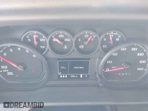 2024 Chevrolet Silverado 1500 Custom with VIN 1GCPABEK7RZ157809, listed as a IAAI auction lot 41632954 with 7,884 mi miles and . Bid and sale history available at DreamBid. Image 7.