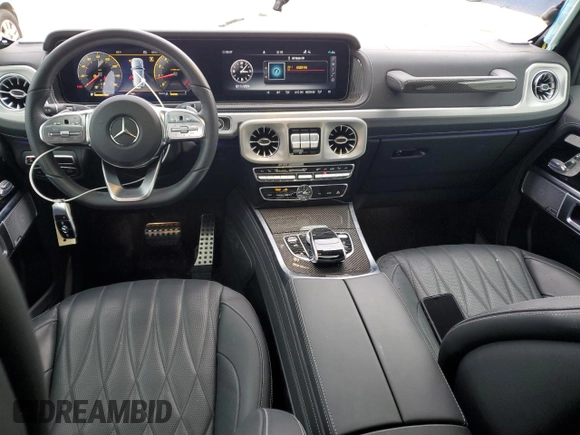 2023 Mercedes-Benz G 550 with VIN W1NYC6BJ0PX476536, listed as a Copart auction lot 79498634 with 17,674 mi miles and Salvage Title. Bid and sale history available at DreamBid. Image 8.