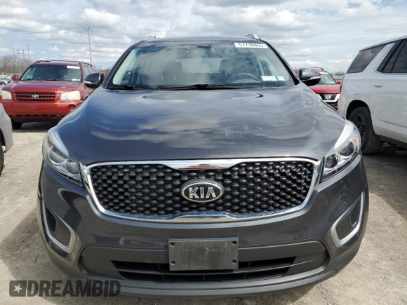 2018 Kia Sorento LX V6 with VIN 5XYPGDA53JG391720, listed as a Copart auction lot 51738865 with 58,610 mi miles and Salvage Title. Bid and sale history available at carsss.com. Image 5.
