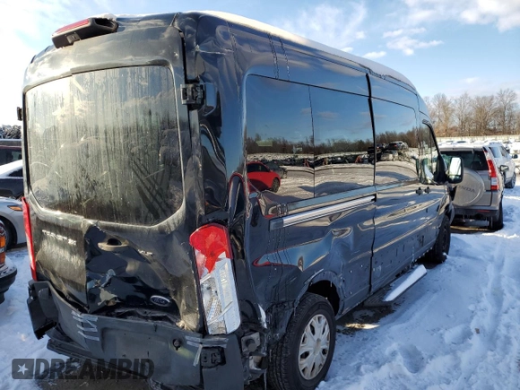 2019 Ford Transit Passenger XL with VIN 1FBAX2CMXKKA47557, listed as a Copart auction lot 88683765 with 56,983 mi miles and Salvage title. Bid and sale history available at DreamBid. Image 3.