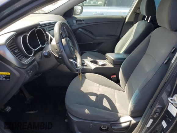 2015 Kia Optima LX with VIN KNAGM4A77F5604983, listed as a Copart auction lot 62608095 with 187,209 mi miles and Clean title. Bid and sale history available at DreamBid. Image 7.