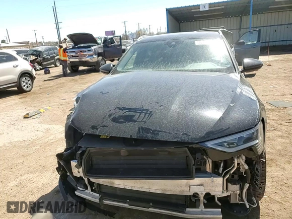 2019 Audi e-tron Premium Plus with VIN WA1LABGE6KB014901, listed as a Copart auction lot 50910225 with 46,322 mi miles and Salvage title. Bid and sale history available at DreamBid. Image 10.