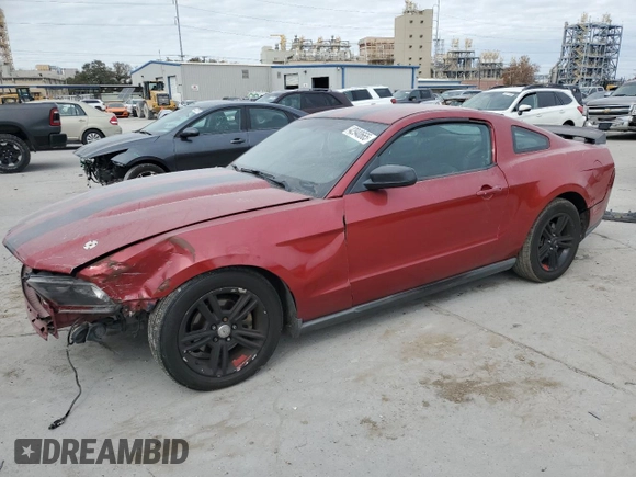 2010 Ford Mustang V6 with VIN 1ZVBP8AN2A5111910, listed as a Copart auction lot 42940665 with Not Provided miles and Salvage Title. Bid and sale history available at DreamBid. Image 1.