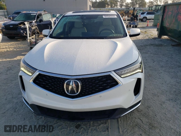 2022 Acura RDX w/Technology Package with VIN 5J8TC2H54NL006407, listed as a Copart auction lot 68932664 with 51,428 mi miles and Salvage Title. Bid and sale history available at carsss.com. Image 5.