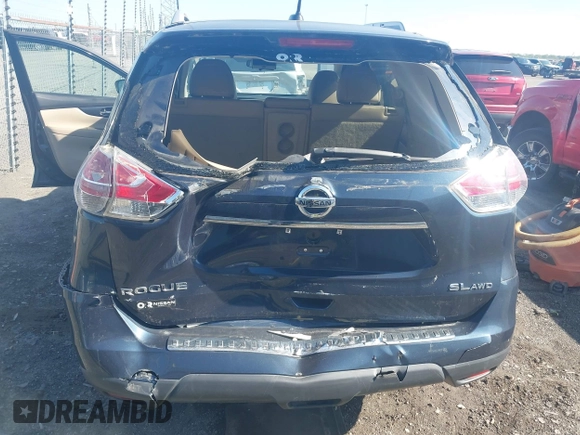 2016 Nissan Rogue SL with VIN 5N1AT2MV7GC750383, listed as a IAAI auction lot 41977801 with 167,847 mi miles and . Bid and sale history available at DreamBid. Image 6.