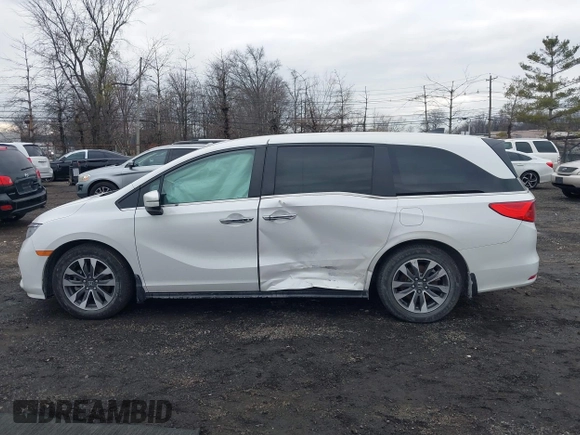 2023 Honda Odyssey EX-L with VIN 5FNRL6H64PB057372, listed as a IAAI auction lot 41306641 with 133,803 mi miles. Bid and sale history available at carsss.com. Image 14.