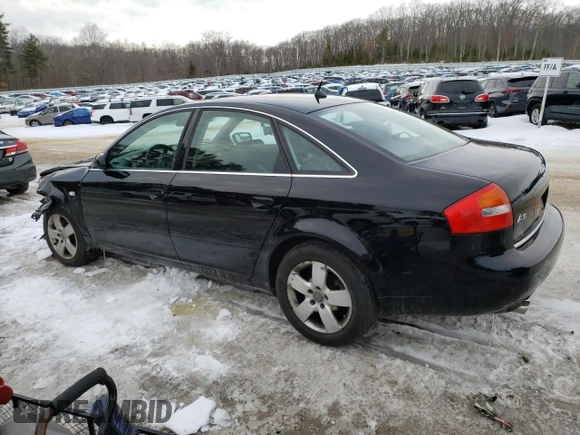 2003 Audi A6 3.0L with VIN WAULT64B43N038192, listed as a Copart auction lot 44112725 with 51,273 mi miles and Clean Title. Bid and sale history available at carsss.com. Image 2.