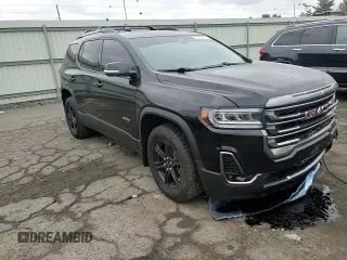 2021 GMC Acadia AT4 with VIN 1GKKNLLS5MZ168635, listed as a Copart auction lot 55988445 with 106,777 mi miles and Salvage title. Bid and sale history available at DreamBid. Image 14.