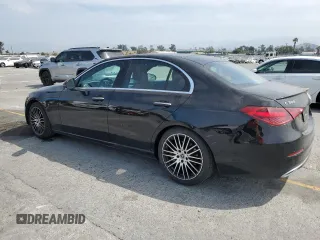2022 Mercedes-Benz C 300 with VIN W1KAF4GB9NR009841, listed as a Copart auction lot 58415085 with 26,465 mi miles and Salvage title. Bid and sale history available at DreamBid. Image 2.