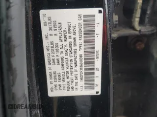 2011 Honda Accord LX with VIN 1HGCP2F34BA010390, listed as a Copart auction lot 57780445 with Not provided miles and Clean title. Bid and sale history available at DreamBid. Image 12.