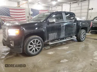 2022 GMC Canyon 4WD Denali with VIN 1GTG6EEN5N1112356, listed as a Copart auction lot 87871435 with 25,352 mi miles and Salvage Title. Bid and sale history available at carsss.com. Image 1.