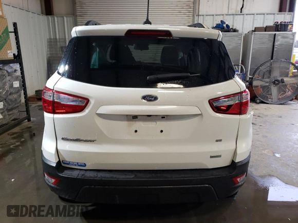 2019 Ford EcoSport SE with VIN MAJ3S2GE5KC254041, listed as a Copart auction lot 46132304 with 9,192 mi miles and Salvage Title. Bid and sale history available at DreamBid. Image 6.