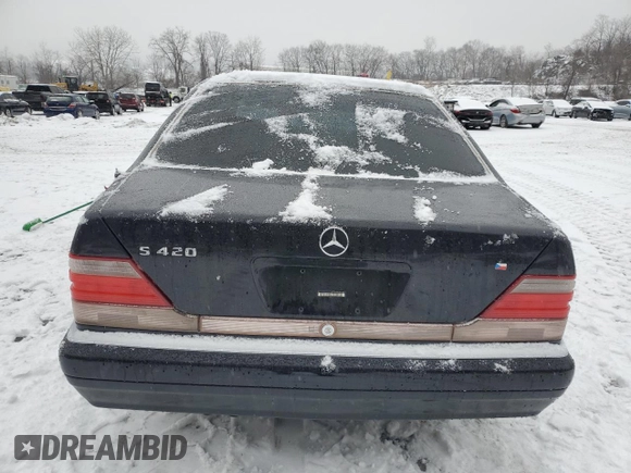 1999 Mercedes-Benz S-Class with VIN WDBGA43G5XA432341, listed as a Copart auction lot 43944135 with 0 mi miles and Salvage Title. Bid and sale history available at carsss.com. Image 6.
