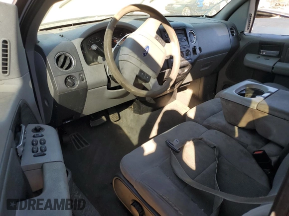 2005 Ford F-150 XLT with VIN 1FTPX14545KD24649, listed as a Copart auction lot 46359215 with 0 mi miles and Salvage Title. Bid and sale history available at carsss.com. Image 8.