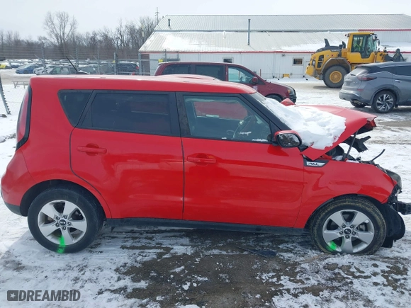 2019 Kia Soul with VIN KNDJN2A25K7007070, listed as a IAAI auction lot 41617181 with 1 mi miles. Bid and sale history available at carsss.com. Image 12.