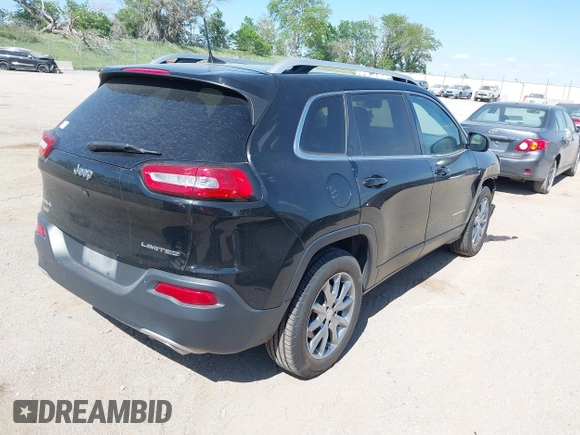 2017 Jeep Cherokee Limited with VIN 1C4PJMDS2HD239018, listed as a IAAI auction lot 42254356 with 129,673 mi miles and . Bid and sale history available at DreamBid. Image 4.