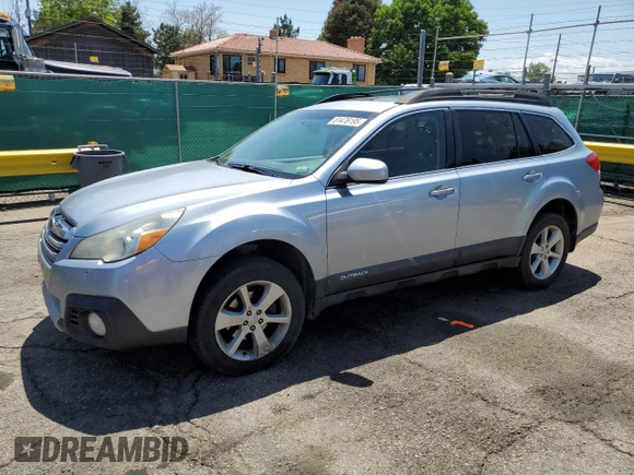 2014 Subaru Outback Limited with VIN 4S4BRBLC4E3298523, listed as a Copart auction lot 61476195 with 173,623 mi miles and Salvage title. Bid and sale history available at DreamBid. Image 1.