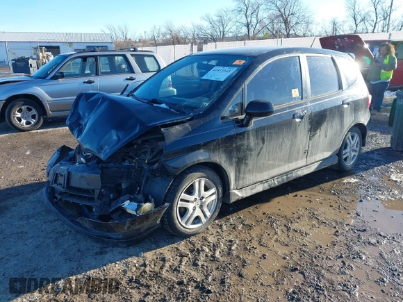 2008 Honda Fit Sport with VIN JHMGD38608S072411, listed as a IAAI auction lot 41413545 with 112,217 mi miles. Bid and sale history available at carsss.com. Image 2.