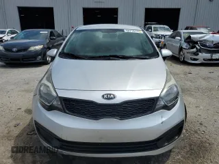 2014 Kia Rio LX with VIN KNADM4A38E6384696, listed as a Copart auction lot 58718174 with 121,760 mi miles and Salvage Title. Bid and sale history available at carsss.com. Image 5.