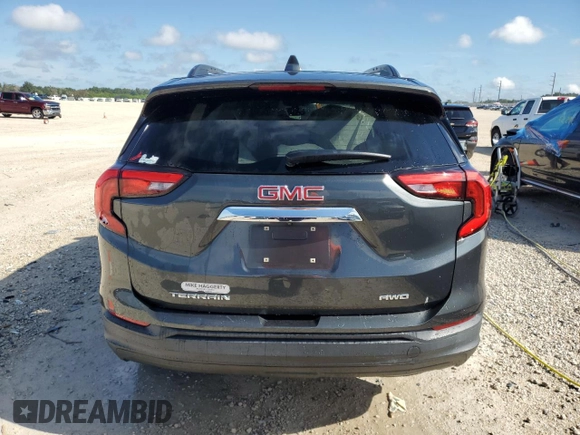 2019 GMC Terrain SLE with VIN 3GKALTEV4KL327853, listed as a Copart auction lot 69813064 with 80,604 mi miles and Salvage Title. Bid and sale history available at DreamBid. Image 6.
