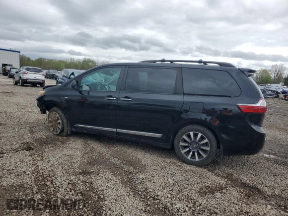 2020 Toyota Sienna XLE with VIN 5TDDZ3DC3LS229836, listed as a Copart auction lot 55133065 with 94,599 mi miles and Salvage Title. Bid and sale history available at DreamBid. Image 2.