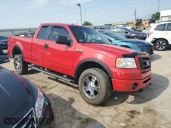 2008 Ford F-150 XLT with VIN 1FTPX14V78FA19515, listed as a Copart auction lot 60692805 with 96,852 mi miles and Salvage title. Bid and sale history available at DreamBid. Image 4.