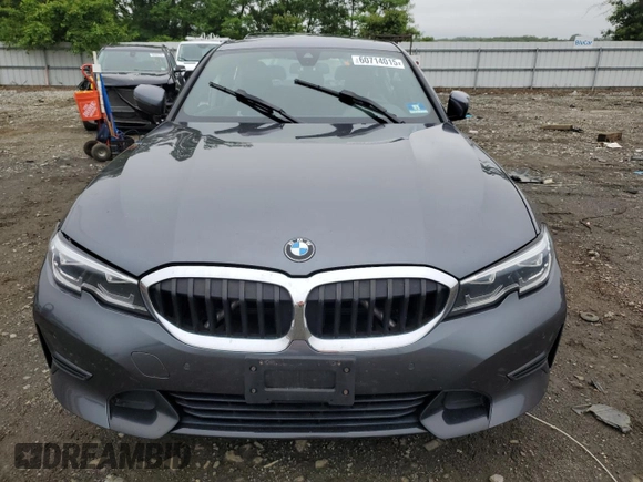 2020 BMW 3 Series 330i xDrive with VIN 3MW5R7J09L8B13892, listed as a Copart auction lot 60714015 with 49,766 mi miles and Salvage title. Bid and sale history available at DreamBid. Image 5.