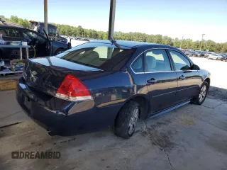2012 Chevrolet Impala LS Retail with VIN 2G1WA5E35C1217567, listed as a Copart auction lot 57729315 with 129,346 mi miles and Salvage title. Bid and sale history available at DreamBid. Image 3.