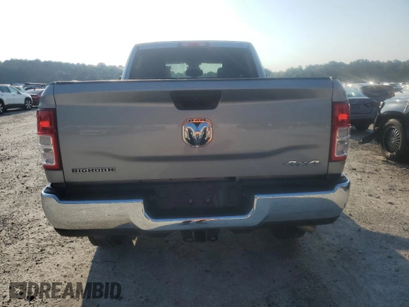 2024 Ram 2500 Big Horn with VIN 3C6UR5DJ8RG348216, listed as a Copart auction lot 61998405 with 22,244 mi miles and Clean title. Bid and sale history available at DreamBid. Image 6.