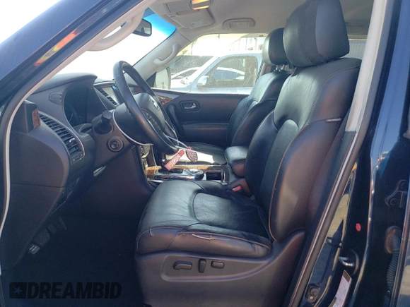 2017 Nissan Armada SV with VIN JN8AY2ND3H9002700, listed as a Copart auction lot 49588585 with 113,852 mi miles and Salvage Title. Bid and sale history available at carsss.com. Image 7.