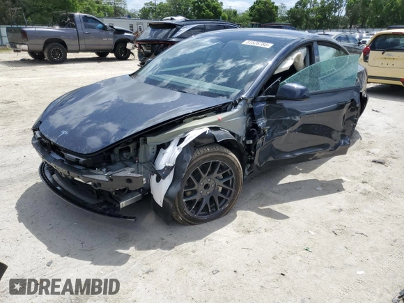 2025 Tesla Model 3 Long Range with VIN 5YJ3E1EAXSF922964, listed as a Copart auction lot 51526785 with Not Provided miles and Salvage Title. Bid and sale history available at DreamBid. Image 1.