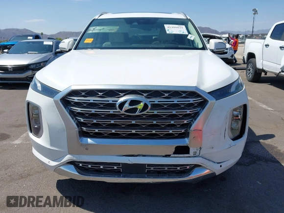 2020 Hyundai Palisade Limited with VIN KM8R5DHEXLU097166, listed as a IAAI auction lot 41480825 with 79,500 mi miles and . Bid and sale history available at DreamBid. Image 13.