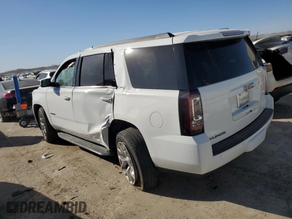2015 GMC Yukon SLT z VIN 1GKS2BKC9FR539411, wystawiony jako Copart lot #48336835 z przebiegiem 176 994 mil mil oraz Szkoda całkowita • Salvage title. Historia ofert i sprzedaży dostępna na DreamBid. Obrazek 2.