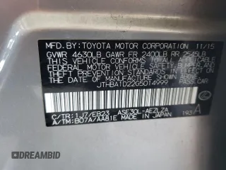 2016 Lexus IS 200t with VIN JTHBA1D22G5014999, listed as a Copart auction lot 63469855 with 112,577 mi miles and Salvage title. Bid and sale history available at DreamBid. Image 13.