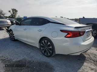2016 Nissan Maxima SR with VIN 1N4AA6AP5GC421677, listed as a Copart auction lot 58738515 with 140,920 mi miles and Salvage title. Bid and sale history available at DreamBid. Image 2.