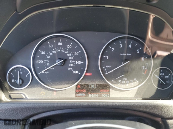 2015 BMW 3 Series 328i with VIN WBA3A5C52FF606224, listed as a Copart auction lot 89073895 with 202,510 mi miles and Clean Title. Bid and sale history available at carsss.com. Image 9.