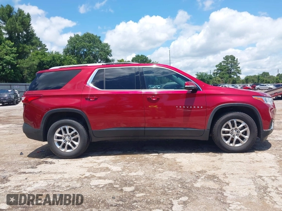 2018 Chevrolet Traverse LT Cloth with VIN 1GNERGKW0JJ170013, listed as a IAAI auction lot 42296444 with 107,786 mi miles and . Bid and sale history available at DreamBid. Image 13.