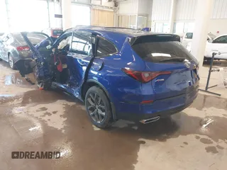2022 Acura MDX w/A-Spec Package with VIN 5J8YE1H02NL030011, listed as a IAAI auction lot 41240222 with 1 mi miles. Bid and sale history available at carsss.com. Image 3.