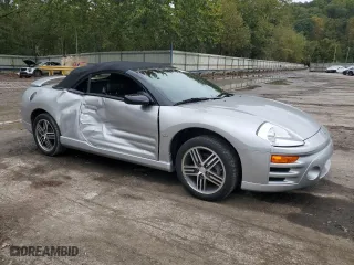 2004 Mitsubishi Eclipse GTS with VIN 4A3AE75H74E114581, listed as a Copart auction lot 72989344 with 29,479 mi miles and Salvage Title. Bid and sale history available at carsss.com. Image 4.