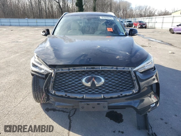 2019 Infiniti QX50 Luxe z VIN 3PCAJ5M34KF135795, wystawiony jako Copart lot #87829515 z przebiegiem 60 202 mil mil oraz Szkoda całkowita • Salvage title. Historia ofert i sprzedaży dostępna na DreamBid. Obrazek 5.