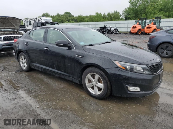 2015 Kia Optima LX z VIN 5XXGM4A78FG517107, wystawiony jako Copart lot #59864965 z przebiegiem 161 507 mil mil oraz Czysty tytuł • Clean title. Historia ofert i sprzedaży dostępna na DreamBid. Obrazek 4.
