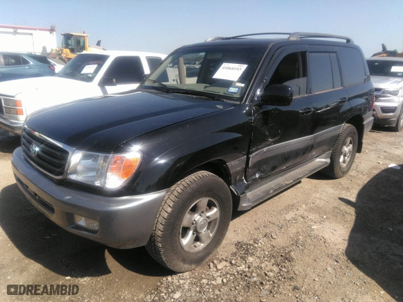 2001 Toyota Land Cruiser with VIN JTEHT05J512016563, listed as a IAAI auction lot 41868193 with 247,653 mi miles. Bid and sale history available at carsss.com. Image 19.