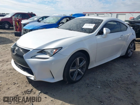 2015 Lexus RC 350 with VIN JTHSE5BC6F5000870, listed as a IAAI auction lot 41148203 with 83,882 mi miles. Bid and sale history available at carsss.com. Image 17.